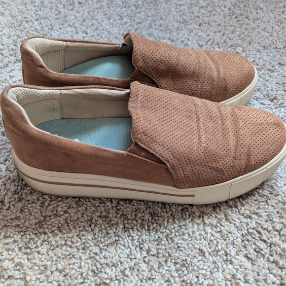 Brown Suede Slip-On Shoes - Picture 4 of 4